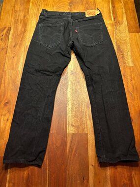 Levi’s 501 Black Straight Leg Jeans - 33x30
